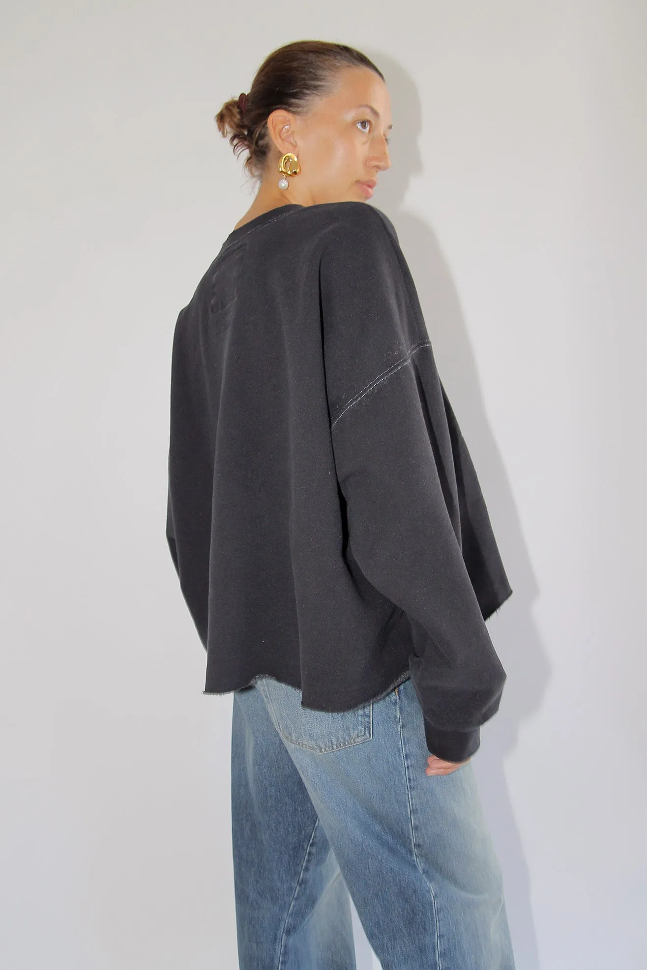 RACHEL COMEY, Fonder Sweatshirt, Charcoal