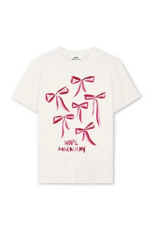 Red Bow Oversized T-shirt