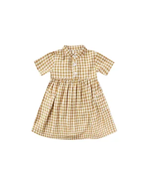 Rylee & Cru Goldenrod Gingham Esme Dress