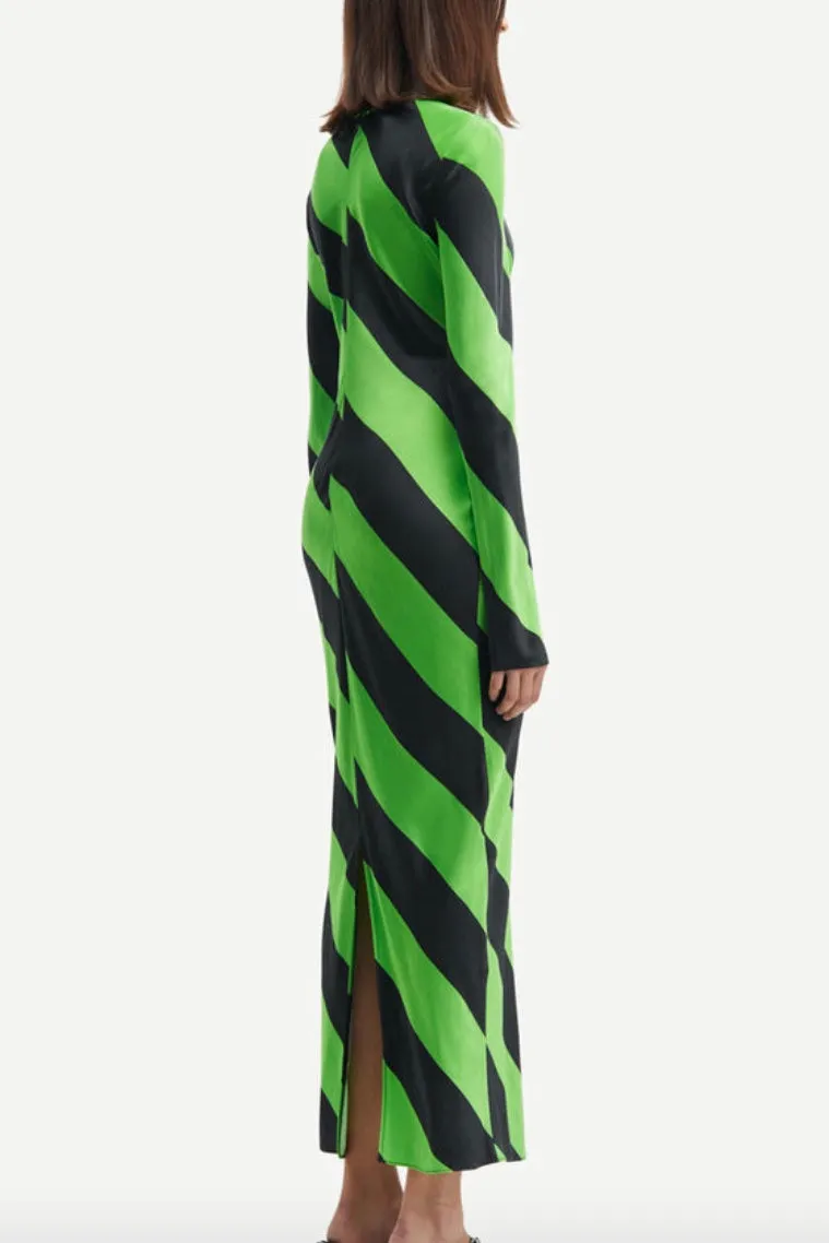 Samsoe Samsoe - Alina Dress: Green Stripe