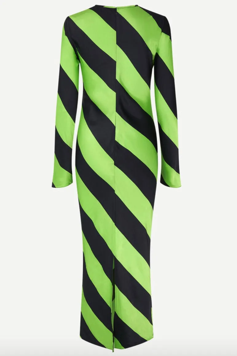 Samsoe Samsoe - Alina Dress: Green Stripe