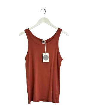 Size XS - Bassike Sienna Rib Heritage Tank