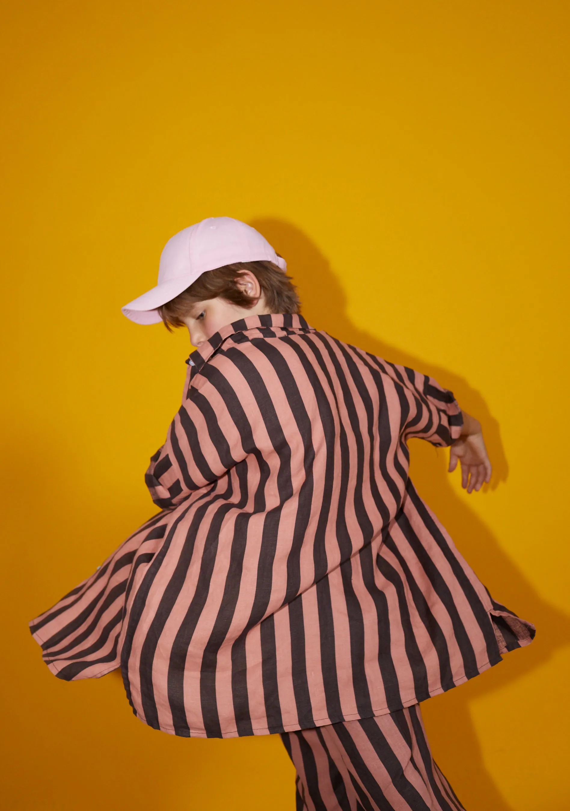 Stripe Kid's Linen Shirt