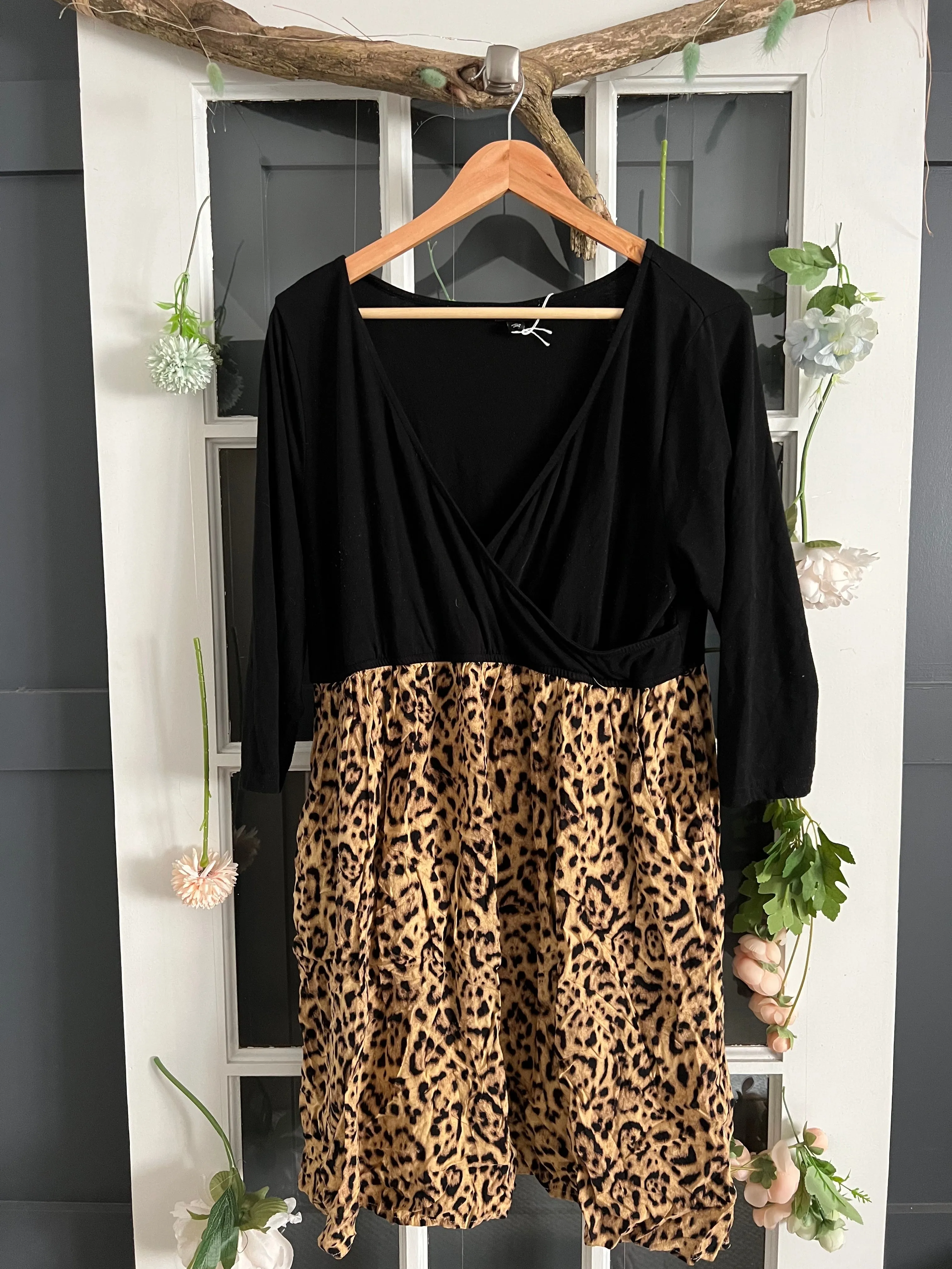 Torrid Leopard and Black Babydoll 2X