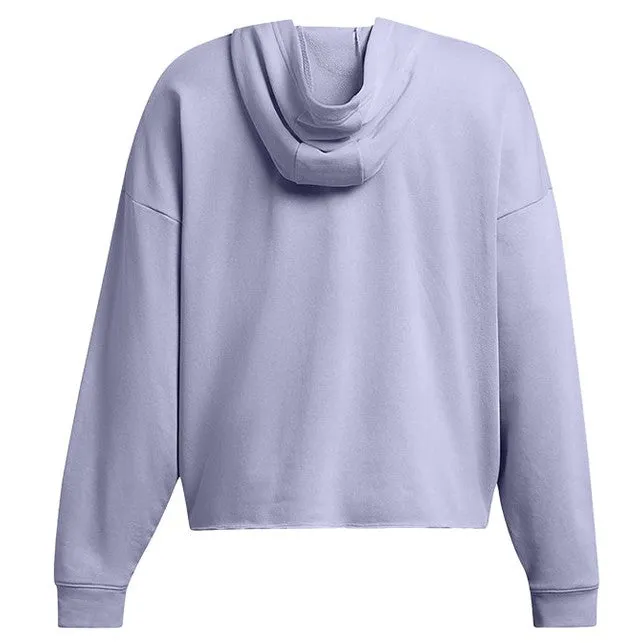 Under Armour Womens Rival Terry OS Hoodie Celeste / White