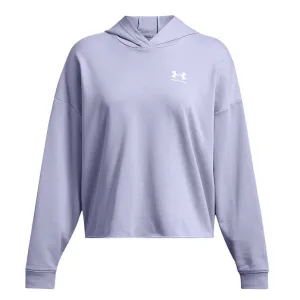 Under Armour Womens Rival Terry OS Hoodie Celeste / White