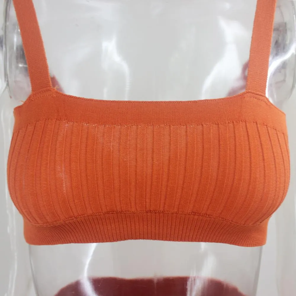 Women's V-Neck Knitted Elastic Two-Piece Dress