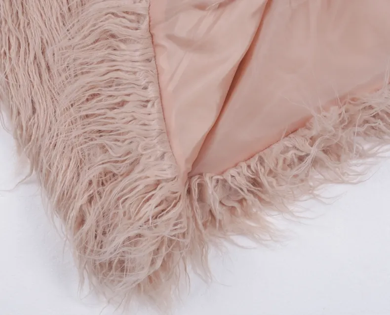 Women's Winter Fluffy Long Faux Fur Coat